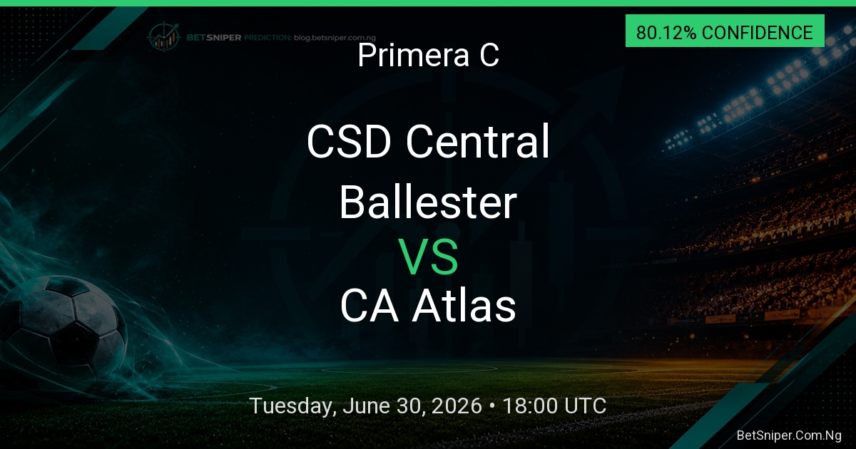 CSD Central Ballester vs CA Atlas - Primera C match preview