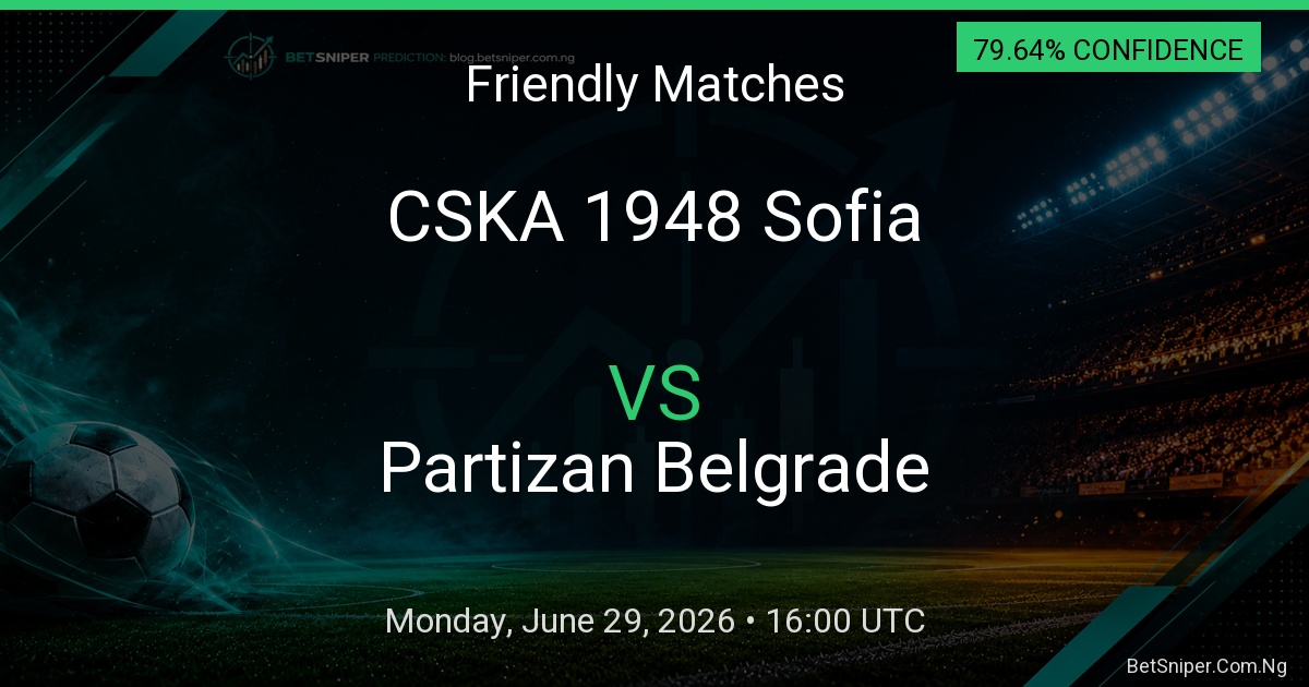 CSKA 1948 Sofia vs Partizan Belgrade - Friendly Matches match preview