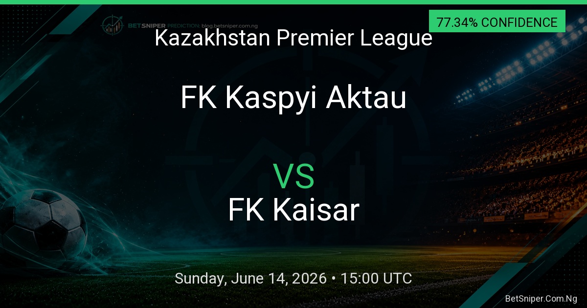 FK Kaspyi Aktau vs FK Kaisar - Kazakhstan Premier League match preview
