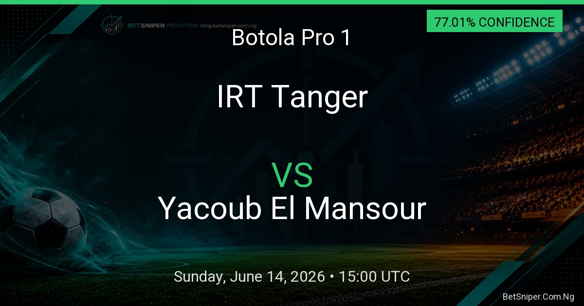 IRT Tanger vs Yacoub El Mansour - Botola Pro 1 match preview