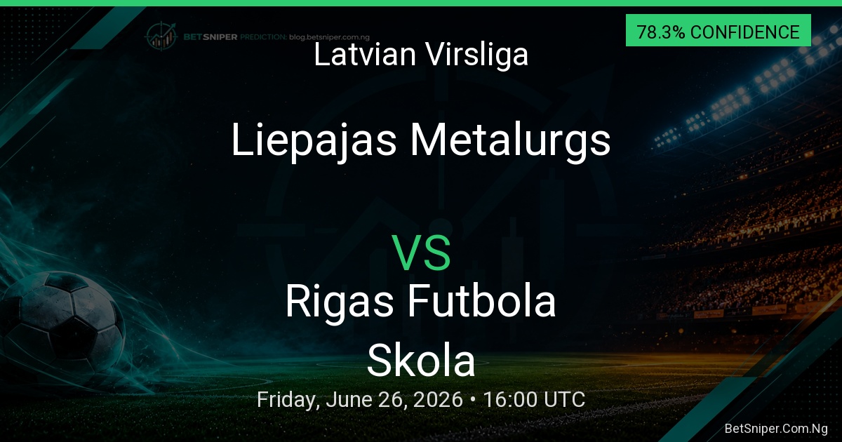 Liepajas Metalurgs vs Rigas Futbola Skola - Latvian Virsliga match preview