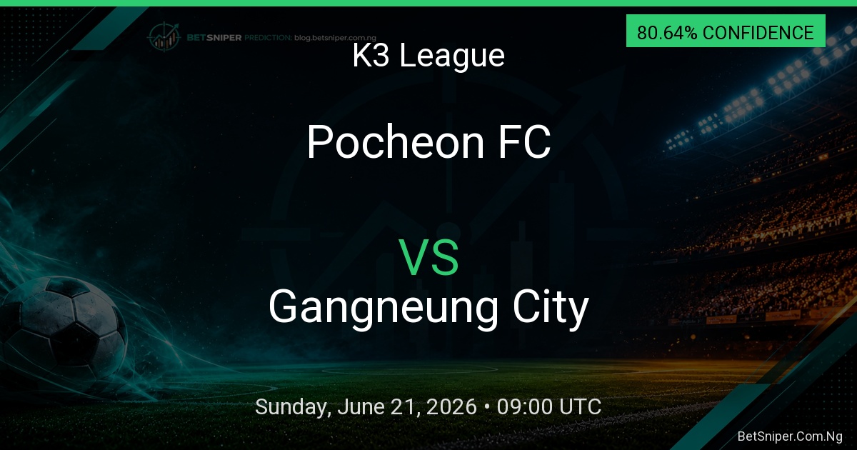 Pocheon FC vs Gangneung City - K3 League match preview