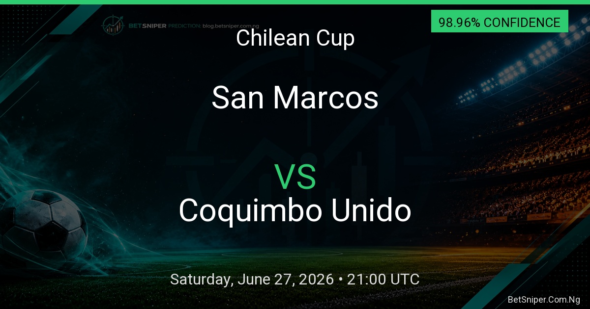 San Marcos vs Coquimbo Unido - Chilean Cup match preview