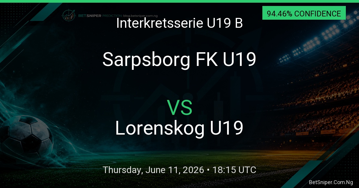 Sarpsborg FK U19 vs Lorenskog U19 - Interkretsserie U19 B match preview