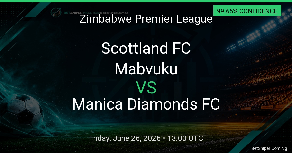 Scottland FC Mabvuku vs Manica Diamonds FC - Zimbabwe Premier League match preview