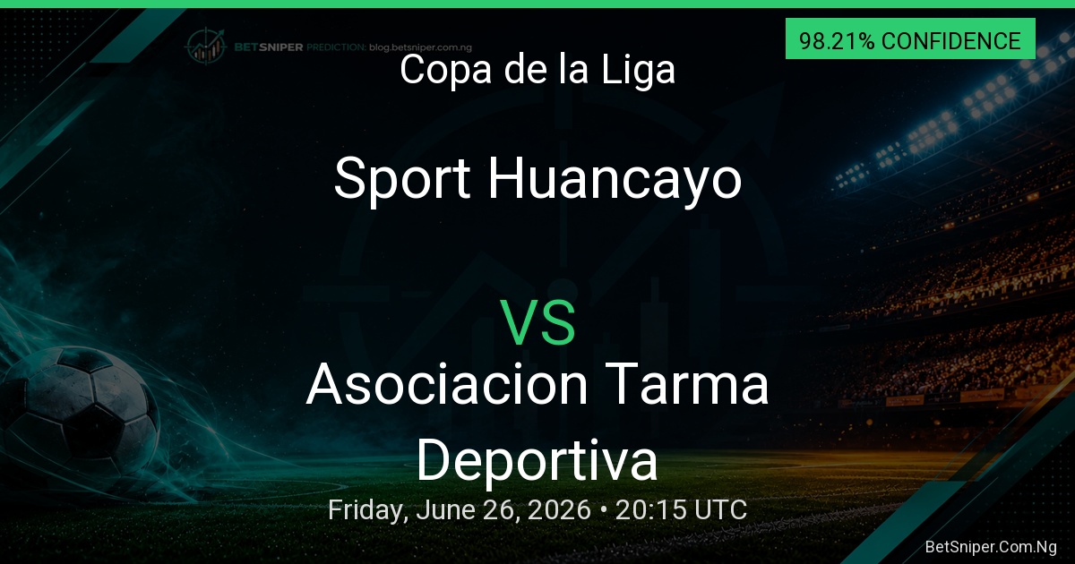Sport Huancayo vs Asociacion Deportiva Tarma - Copa de la Liga match preview