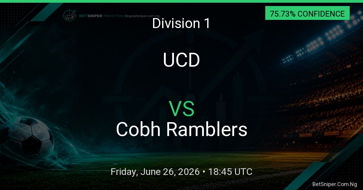 UCD vs Cobh Ramblers - Division 1 match preview