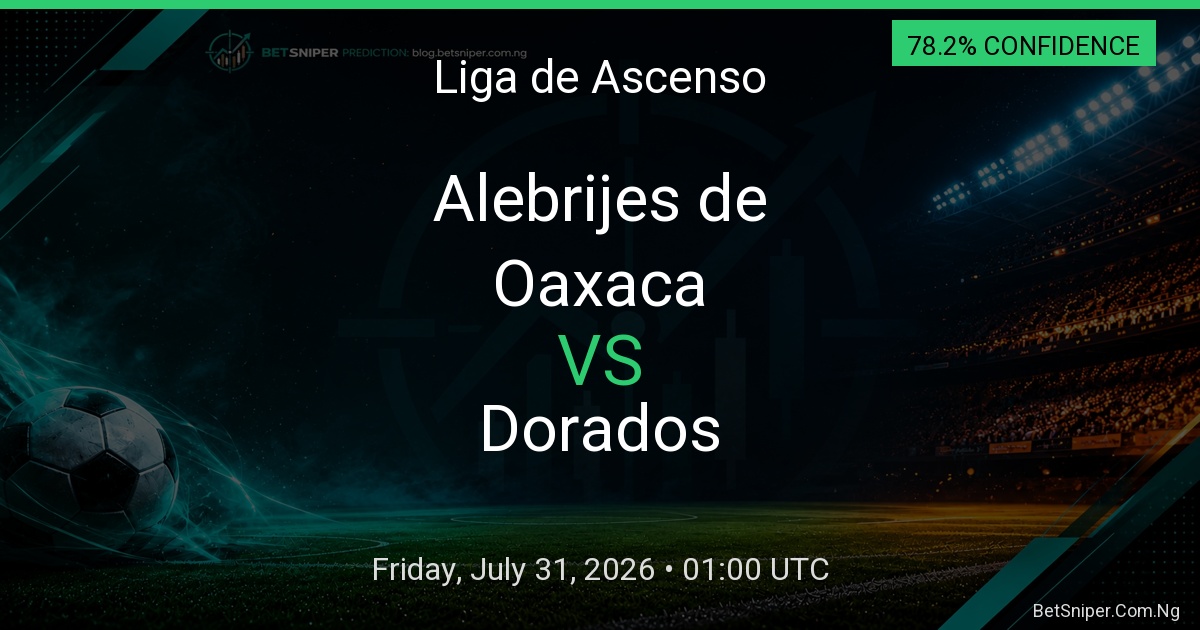 Alebrijes de Oaxaca vs Dorados - Liga de Ascenso match preview