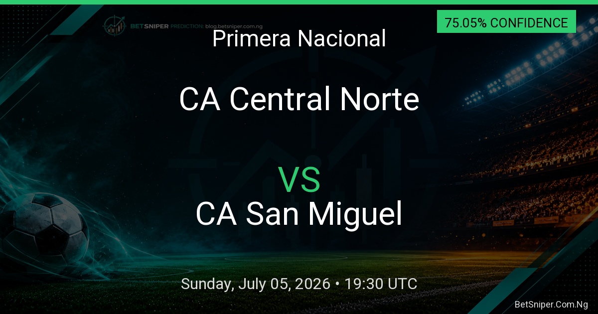 CA Central Norte vs CA San Miguel - Primera Nacional match preview