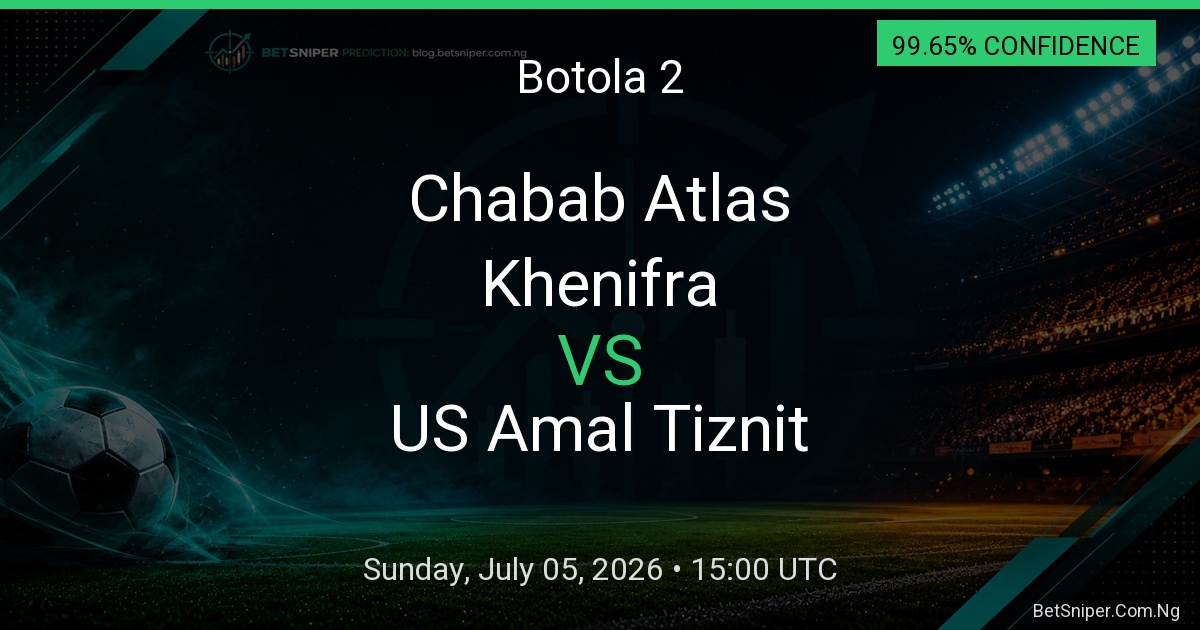 Chabab Atlas Khenifra vs US Amal Tiznit - Botola 2 match preview