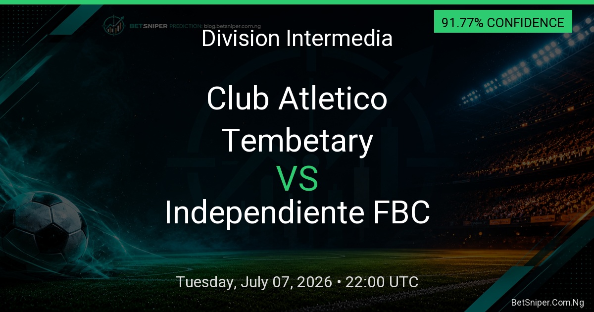 Club Atletico Tembetary vs Independiente FBC - Division Intermedia match preview
