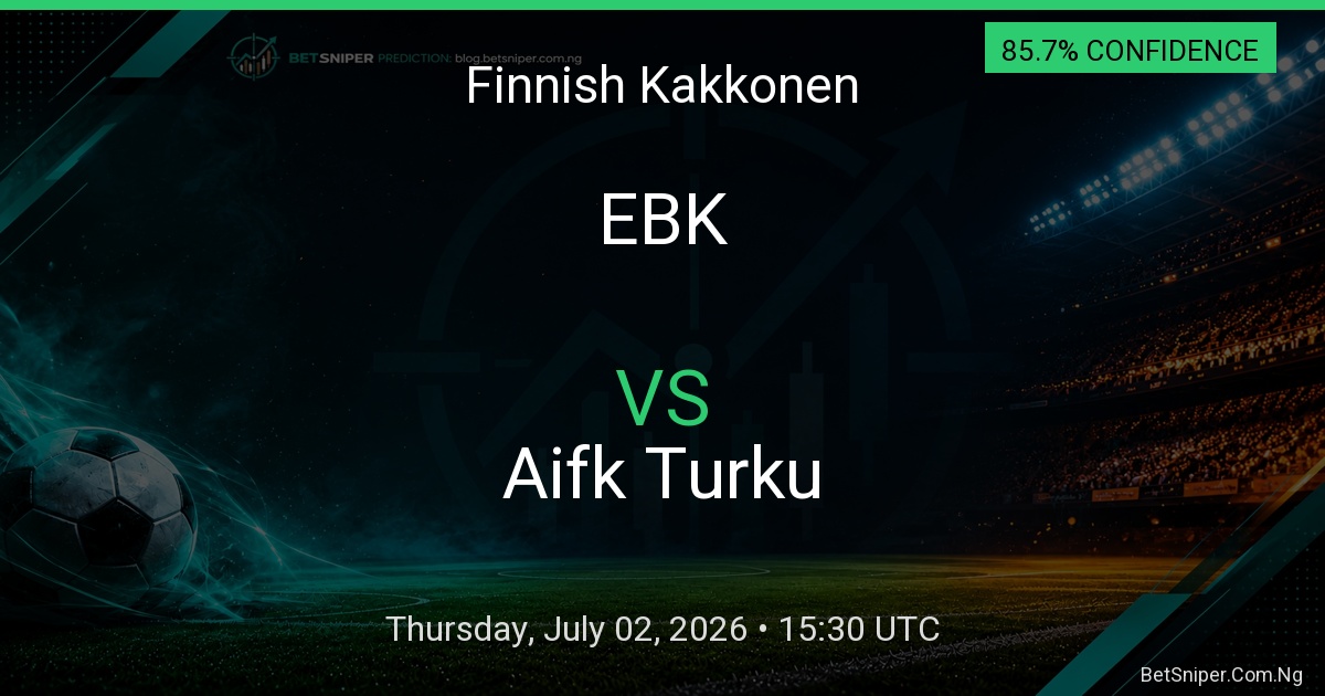 EBK vs Aifk Turku - Finnish Kakkonen match preview