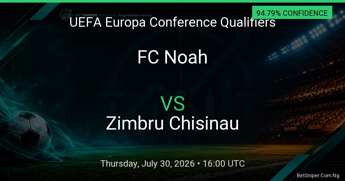 FC Noah vs Zimbru Chisinau - UEFA Europa Conference Qualifiers match preview