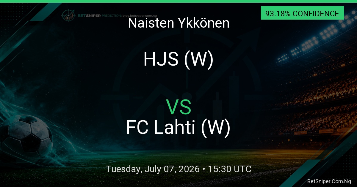 HJS (W) vs FC Lahti (W) - Naisten Ykkönen match preview