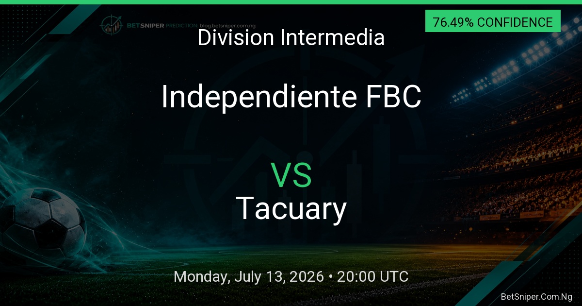 Independiente FBC vs Tacuary - Division Intermedia match preview