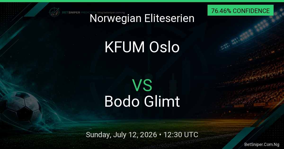 KFUM Oslo vs Bodo Glimt - Norwegian Eliteserien match preview