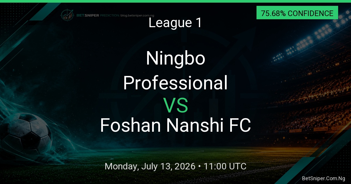 Ningbo Professional vs Foshan Nanshi FC - League 1 match preview