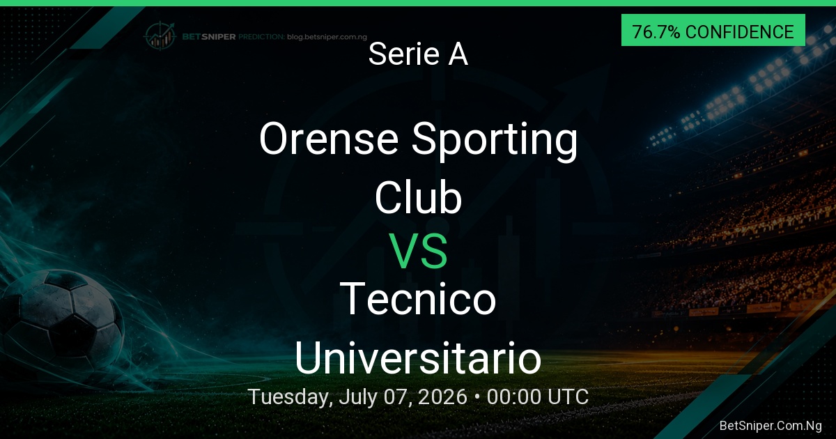 Orense Sporting Club vs Tecnico Universitario - Serie A match preview
