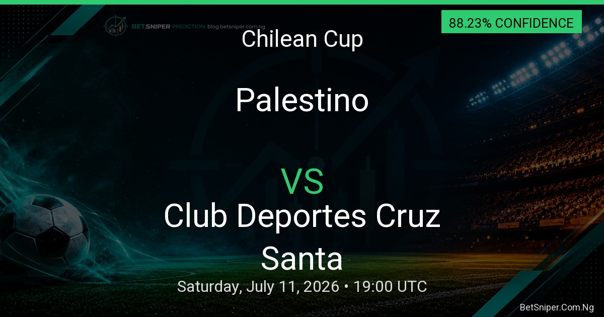Palestino vs Club Deportes Santa Cruz - Chilean Cup match preview