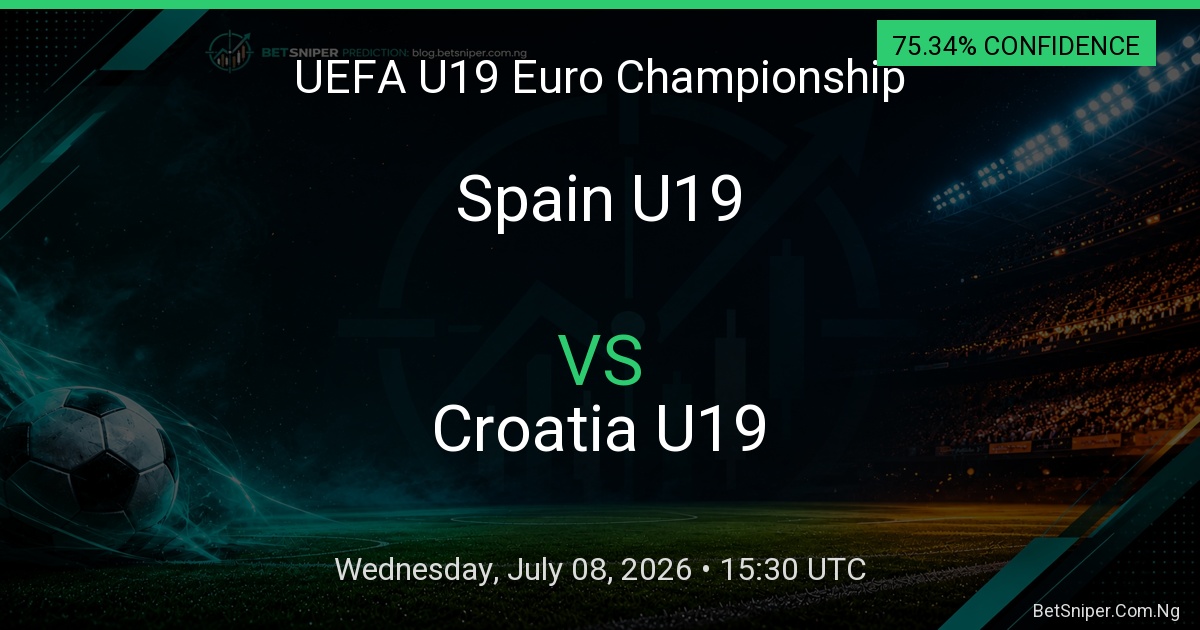 Spain U19 vs Croatia U19 - UEFA U19 Euro Championship match preview