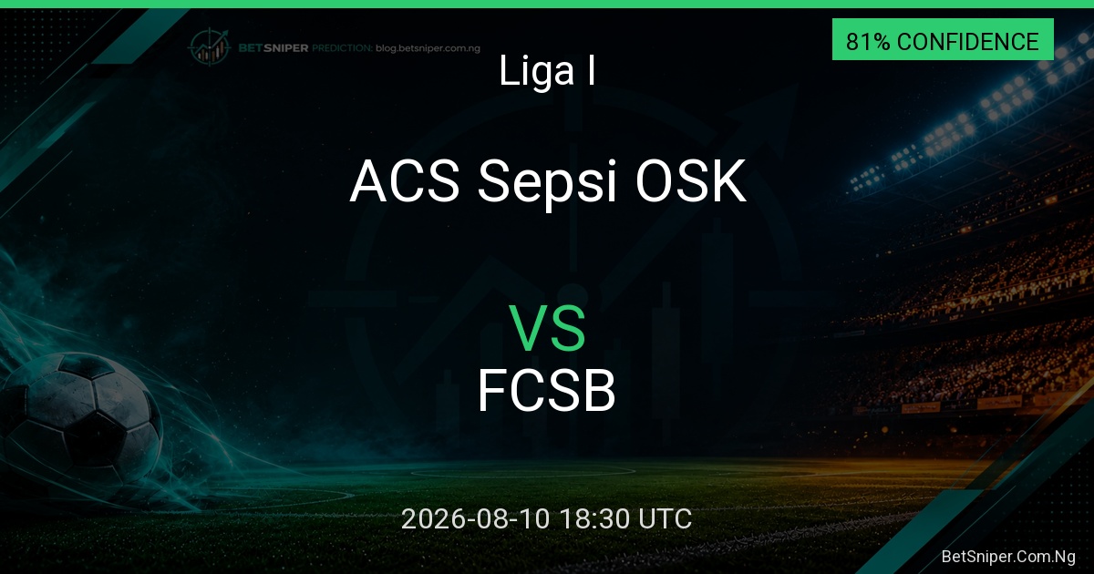 ACS Sepsi OSK vs FCSB - Liga I match preview
