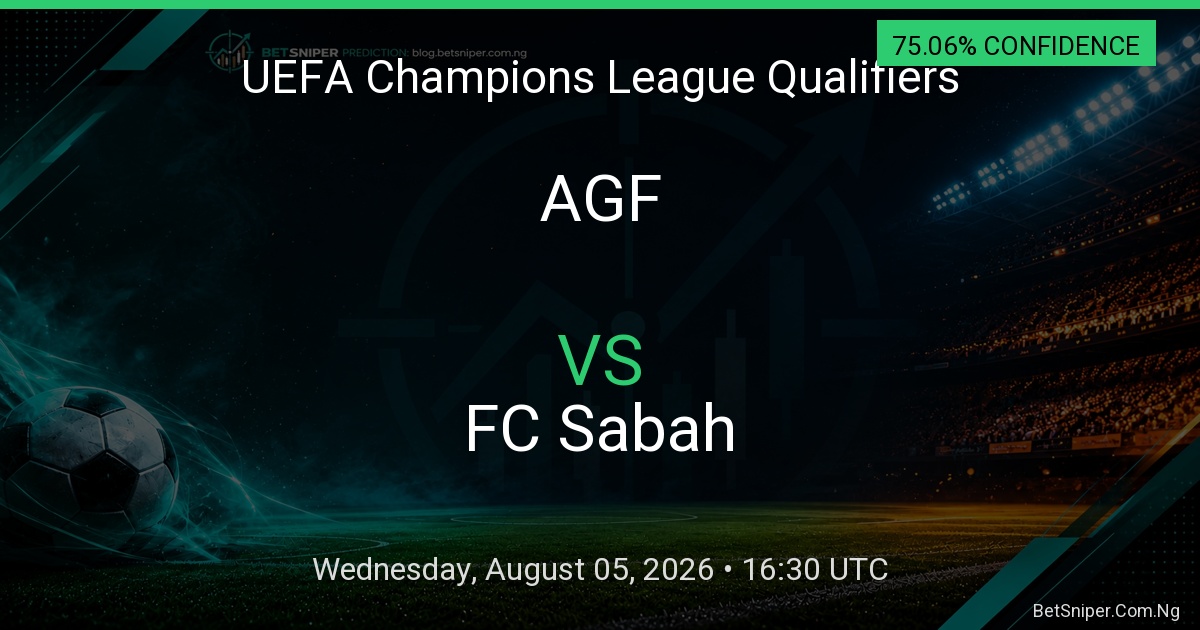 AGF vs FC Sabah - UEFA Champions League Qualifiers match preview