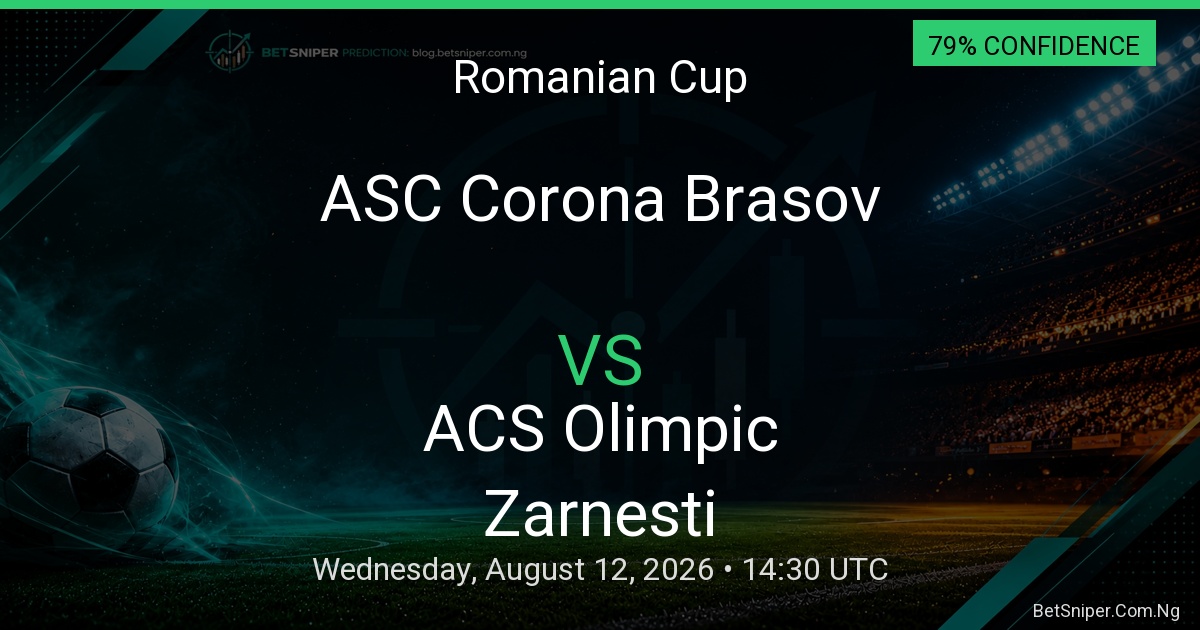 ASC Corona Brasov vs ACS Olimpic Zarnesti - Romanian Cup match preview