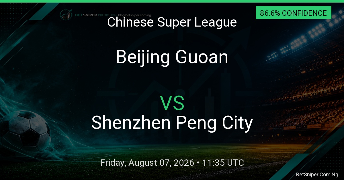 Beijing Guoan vs Shenzhen Peng City - Chinese Super League match preview