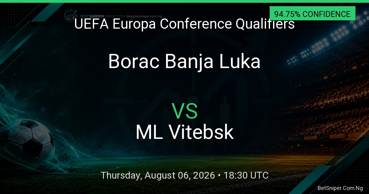 Borac Banja Luka vs ML Vitebsk - UEFA Europa Conference Qualifiers match preview