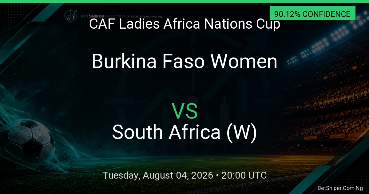 Burkina Faso Women vs South Africa (W) - CAF Ladies Africa Nations Cup match preview