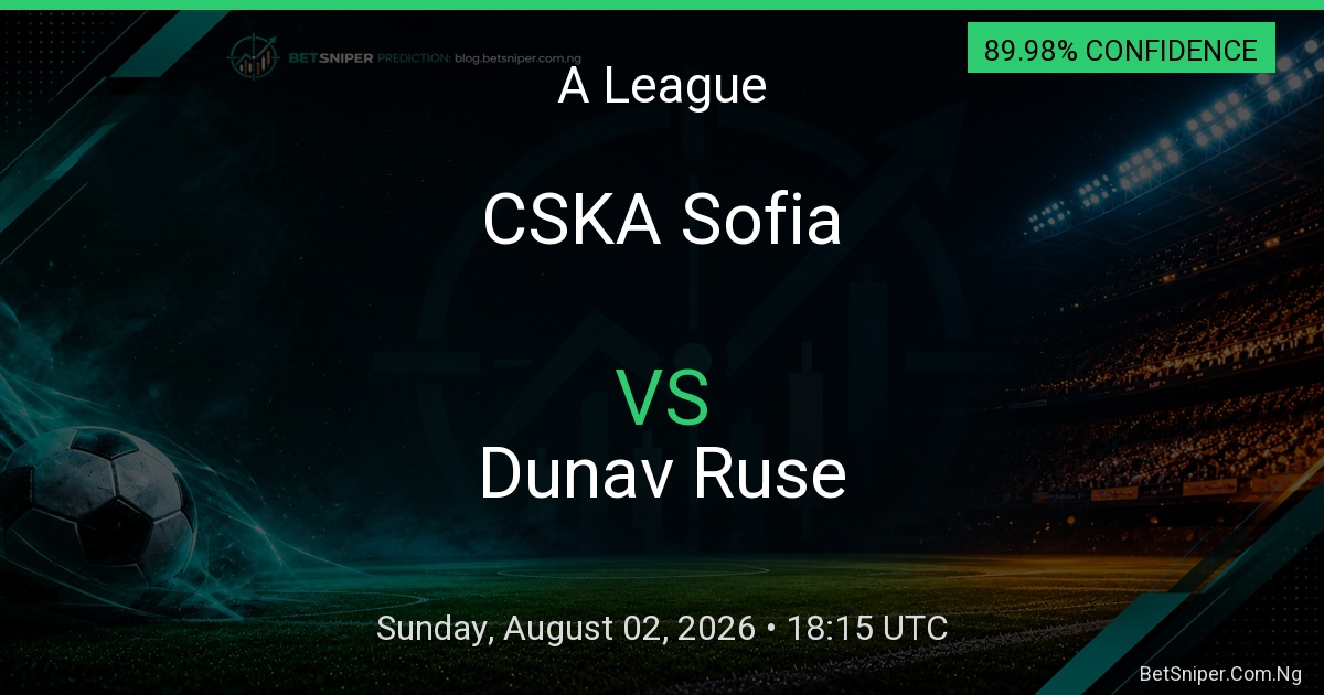 CSKA Sofia vs Dunav Ruse - A League match preview