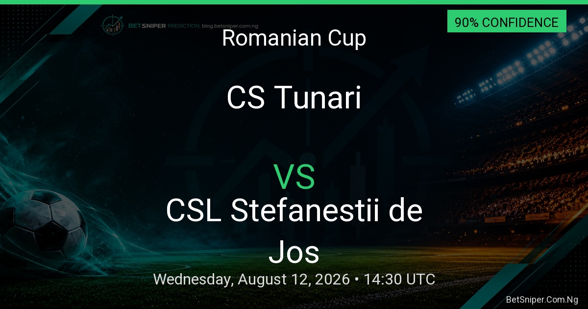 CS Tunari vs CSL Stefanestii de Jos - Romanian Cup match preview
