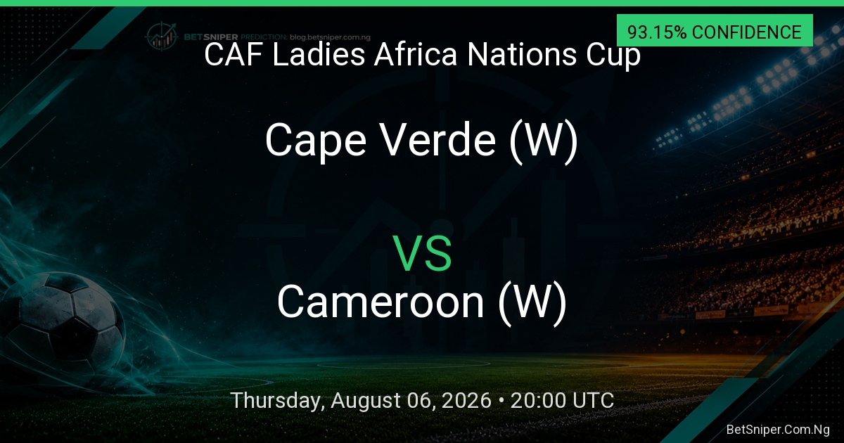 Cape Verde (W) vs Cameroon (W) - CAF Ladies Africa Nations Cup match preview