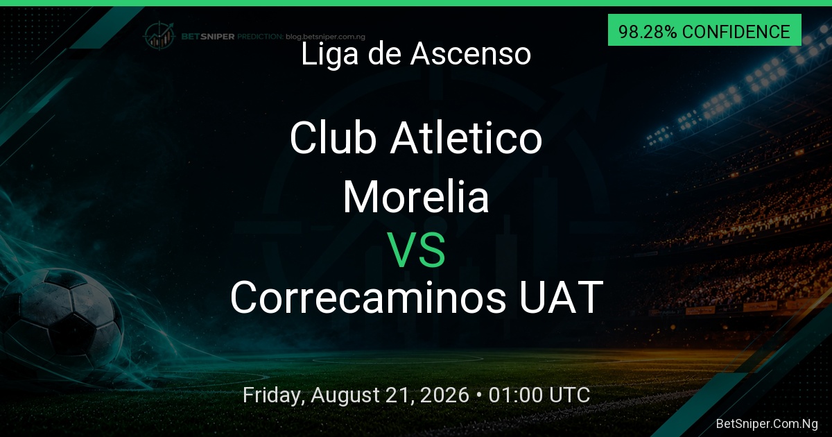 Club Atletico Morelia vs Correcaminos UAT - Liga de Ascenso match preview