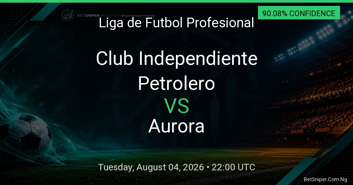 Club Independiente Petrolero vs Aurora - Liga de Futbol Profesional match preview
