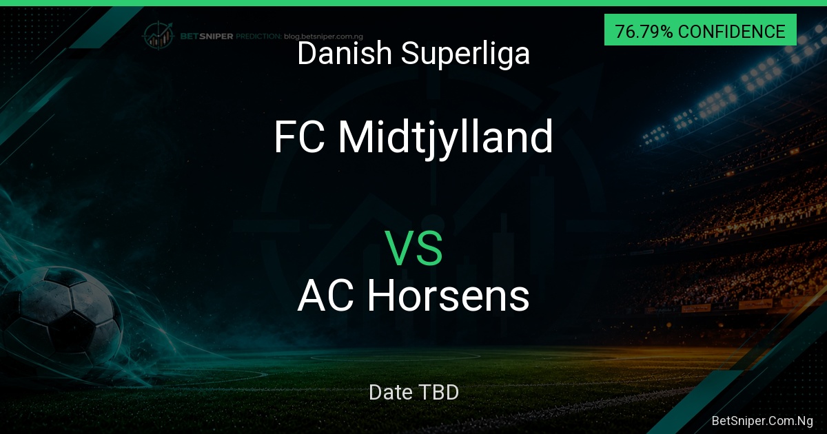 FC Midtjylland vs AC Horsens - Danish Superliga match preview