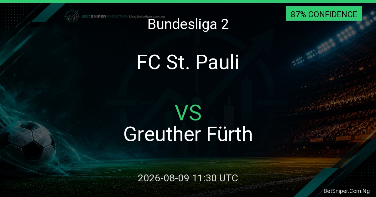 FC St. Pauli vs Greuther Fürth - Bundesliga 2 match preview
