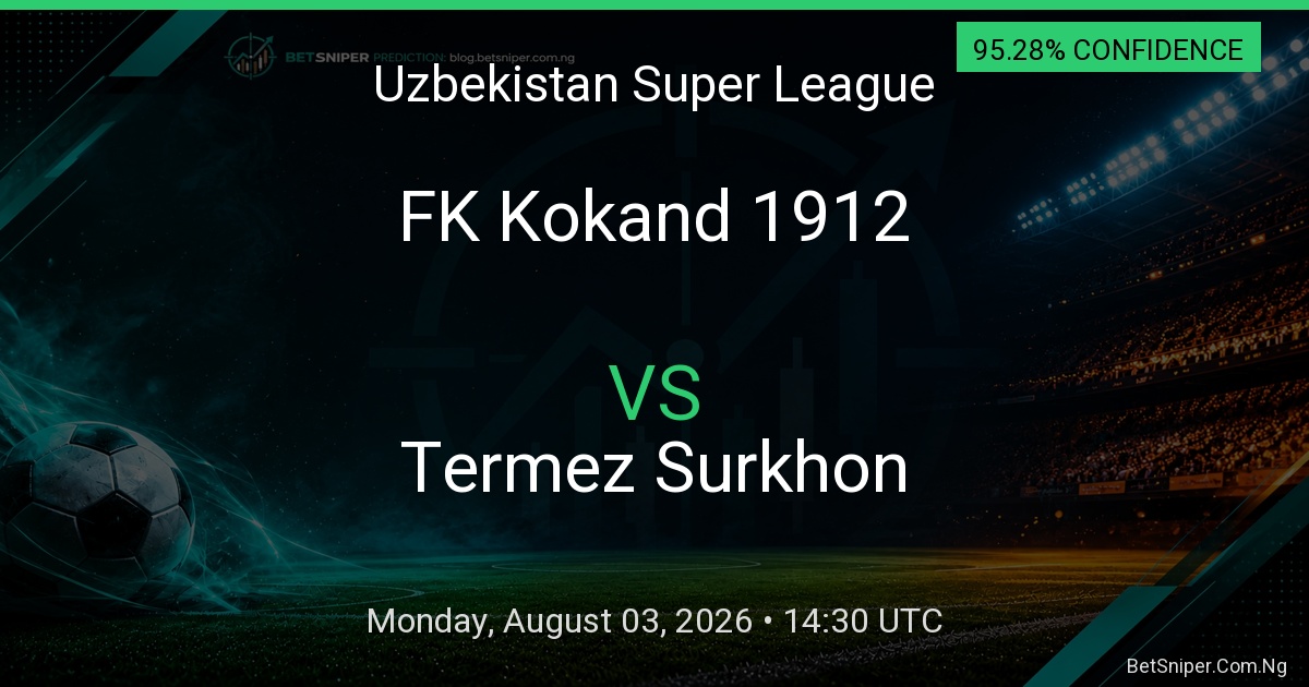 FK Kokand 1912 vs Termez Surkhon - Uzbekistan Super League match preview
