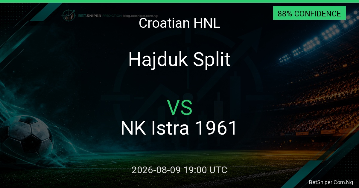 Hajduk Split vs NK Istra 1961 - Croatian HNL match preview
