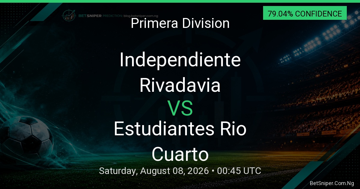 Independiente Rivadavia vs Estudiantes Rio Cuarto - Primera Division match preview