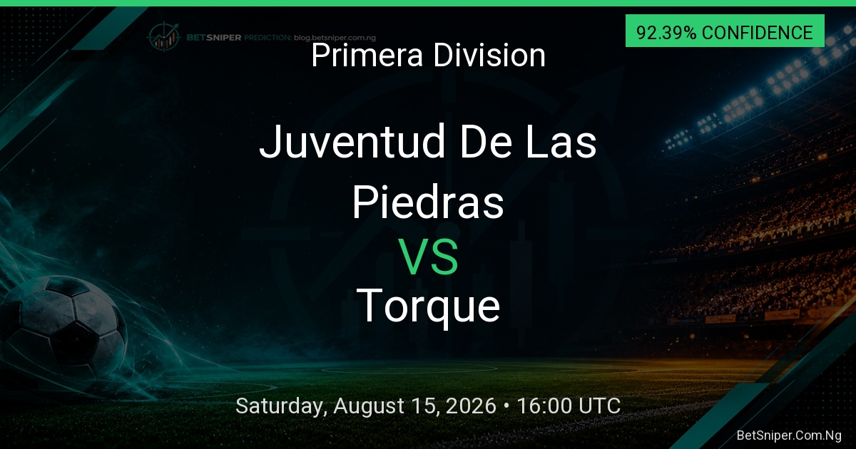 Juventud De Las Piedras vs Torque - Primera Division match preview