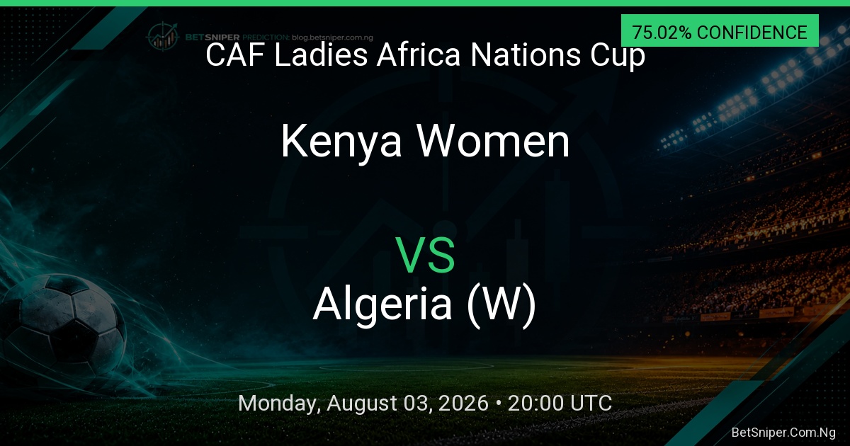 Kenya Women vs Algeria (W) - CAF Ladies Africa Nations Cup match preview