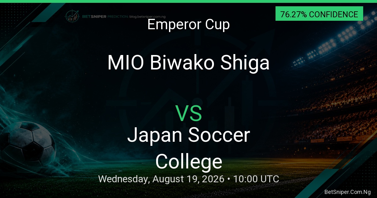 MIO Biwako Shiga vs Japan Soccer College - Emperor Cup match preview