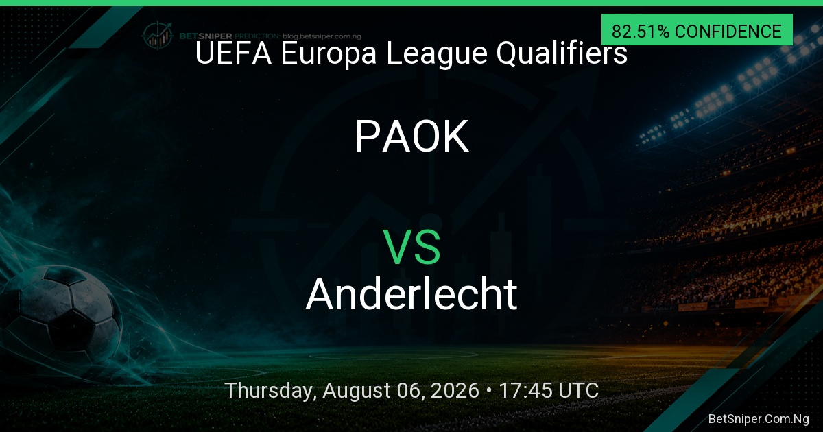 PAOK vs Anderlecht - UEFA Europa League Qualifiers match preview