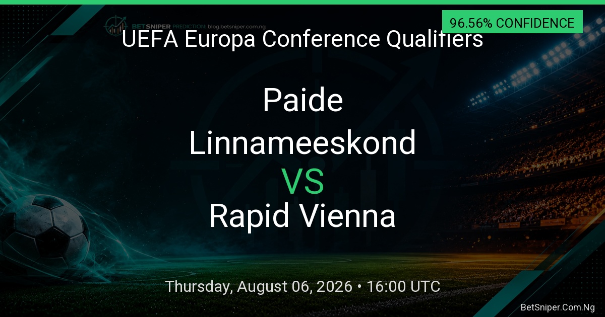 Paide Linnameeskond vs Rapid Vienna - UEFA Europa Conference Qualifiers match preview