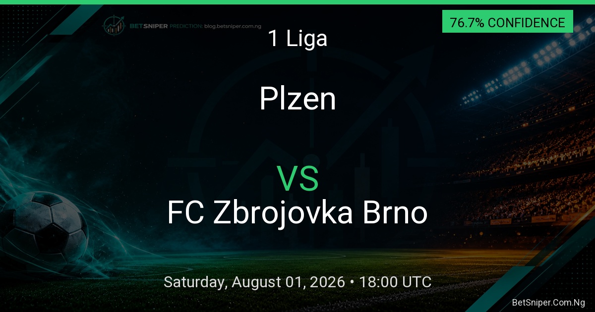 Plzen vs FC Zbrojovka Brno - 1 Liga match preview