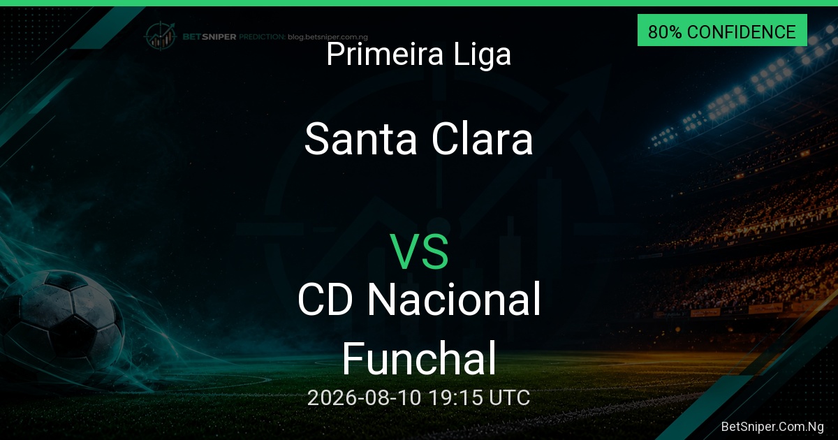 Santa Clara vs CD Nacional Funchal - Primeira Liga match preview