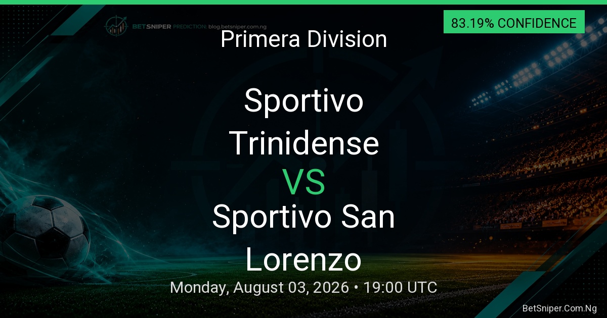 Sportivo Trinidense vs Sportivo San Lorenzo - Primera Division match preview