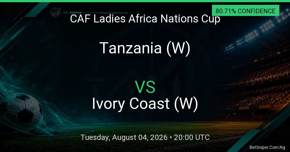 Tanzania (W) vs Ivory Coast (W) - CAF Ladies Africa Nations Cup match preview