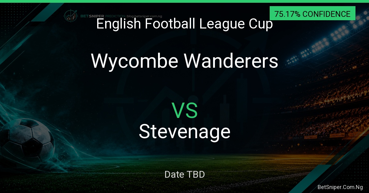 Wycombe Wanderers vs Stevenage - English Football League Cup match preview
